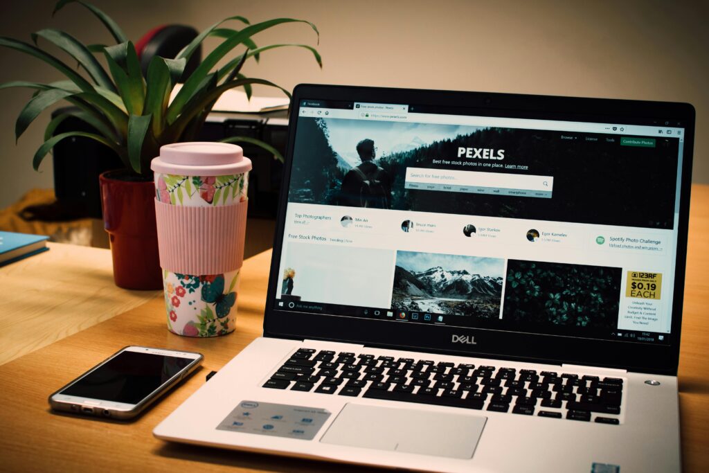 landing page